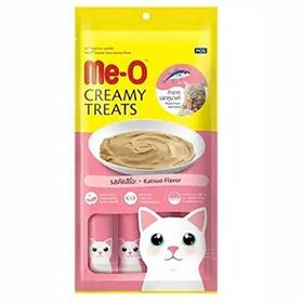 Me-O Creamy Çizgili Orkinos Balığı 4x15 gr Kedi Ödülü