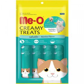 Me-O Creamy Çizgili Orkinos Balıklı 4x15 gr Kedi Ödül Maması
