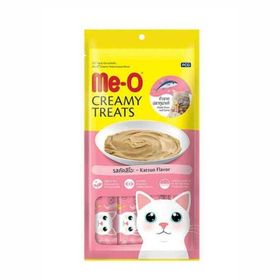 Me-O Creamy Çizgili Orkinos Balıklı Yetişkin 4x15 gr Kedi Ödülü