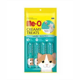 Me-O Creamy Kurutulmuş Ton Balıklı Yetişkin 4x15 gr Kedi Ödülü