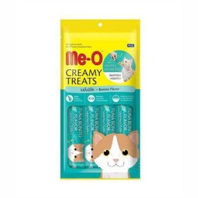 Me-O Creamy Kurutulmuş Ton Balıklı Yetişkin 4x15 gr Kedi Ödülü