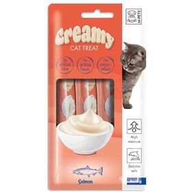 Me-O Creamy M-Pets 4x15 gr Somon Balıklı Sıvı Kedi Ödülü