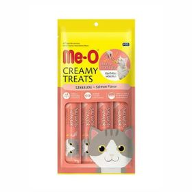 Me-O Creamy Somon Balıklı Yetişkin 4x15 gr Kedi Ödülü