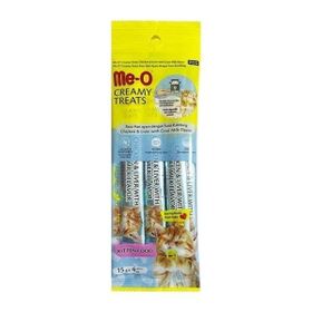 Me-O Creamy Tavuklu Ciğerli ve Keçi Sütlü 15 GR 4 Adet Sıvı Yavru Kedi Ödül Maması