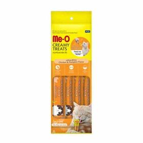 Me-O Creamy Treat Tavuk Bal Kabağı 4x15 gr 12 Adet Kedi Ödülü