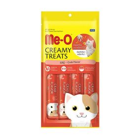 Me-O Creamy Treats 4 Çeşit Karma 4'lü Paket Sıvı Kedi Ödülü
