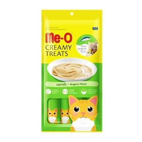 Me-O Creamy Treats Çizgili Orkinos Balıklı 4x15 gr Sıvı Kedi Ödül Maması