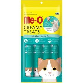 Me-O Creamy Treats Kurutulmuş Ton Balıklı Sıvı 4x15 gr Kedi Ödül Maması