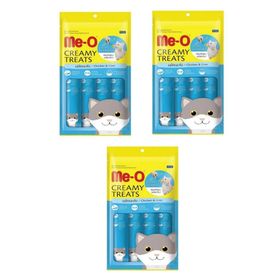 Me-O Creamy Treats Tavuk ve Ciğerli 3x15 gr Kedi Ödül Maması