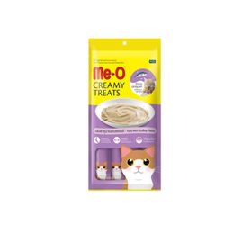 Me-O Creamy Treats Ton Balıklı Deniz Taraklı 60 gr Krem Kedi Ödülü
