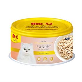 Me-O Delite 80 gr Sos İçinde Tavuklu Tahılsız Kedi Konservesi