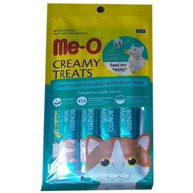 Me-O Delite Creamy Treats Kurutulmuş Ton Balığı 4x15 gr Sıvı Kedi Ödül Maması