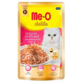 Me-O Delite Pouch Palamut ve Ton Balıklı 70 GR Kedi Konservesi