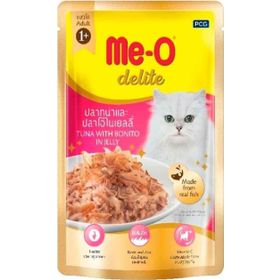 Me-O Delite Pouch Palamut ve Ton Balıklı 70 GR Kedi Konservesi