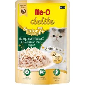 Me-O Delite Pouch Senior Ton Balıklı 70 GR Yaşlı Kedi Konservesi