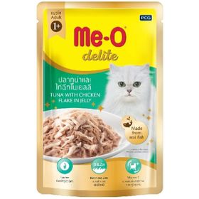 Me-O Delite Pouch Ton Balıklı ve Tavuklu 70 gr Yetişkin Kedi Konservesi