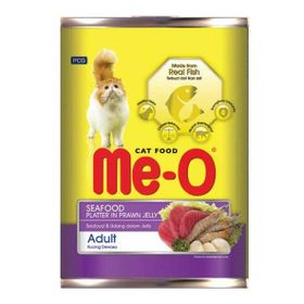 Me-O Deniz Lezzetleri Karides Soslu 400 GR Yetişkin Kedi Konservesi