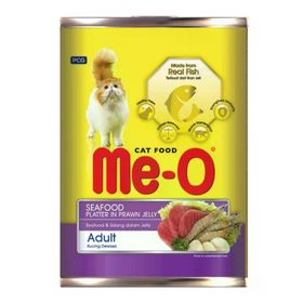 Me-O Deniz Lezzetleri Karides Soslu 400 GR Yetişkin Kedi Konservesi