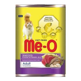 Me-O Deniz Lezzetleri Karides Soslu 400 GR Yetişkin Kedi Konservesi