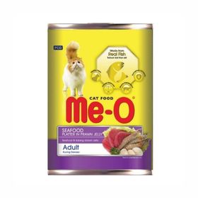 Me-O Deniz Lezzetleri Karides Soslu 400 GR Yetişkin Kedi Konservesi