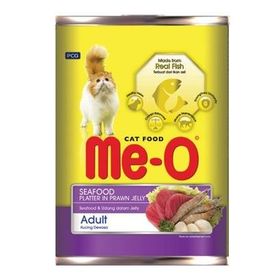 Me-O Deniz Lezzetleri Karides Soslu 400 GR Yetişkin Kedi Konservesi