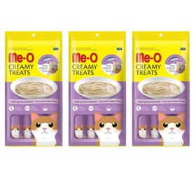 Me-O Deniz Tarağı ve Ton Balıklı 3 Adet 4x15 gr Kedi Ödül Maması