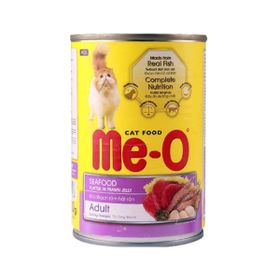 Me-O Jelly Jöle İçinde Deniz Ürünleri ve Karidesli 400 gr Kedi Konservesi