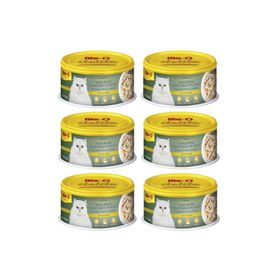 Me-O Jöle İçinde Ton Balığı ve Sebzeli 6x80 gr Konserve Kedi Maması