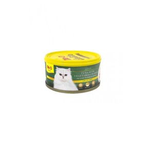 Me-O Jöle İçinde Ton Balıklı ve Sebzeli 12x80 gr Konserve Kedi Maması