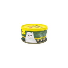 Me-O Jöle İçinde Ton Balıklı ve Sebzeli 12x80 gr Konserve Kedi Maması