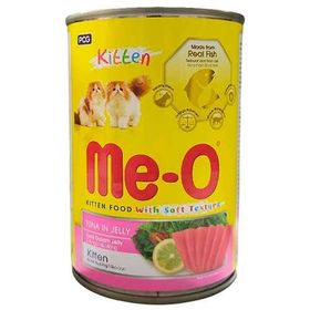 Me-O Kitten Jelly Jöle İçinde Deniz Ürünleri ve Karidesli 400 gr Yavru Kedi Konservesi