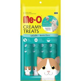 Me-O Kremalı Kurutulmuş Ton Balıklı 4x15 gr Kedi Sıvı Ödül Maması