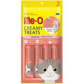 Me-O Kremalı Somonlu 12x4x15 gr Sıvı Kedi Ödül Maması