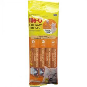 Me-O Kremalı Tavuk ve Bal Kabağı Lezzetli 4x15 gr Kedi Sıvı Ödül Maması