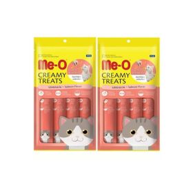 Me-O Neo Creamy Treats Somonlu Yaş Özel 2 Adet 4x15 gr Kedi Ödül Maması