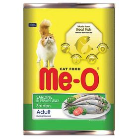 Me-O Sardalyalı Karides Soslu 400 gr Yetişkin Kedi Konservesi