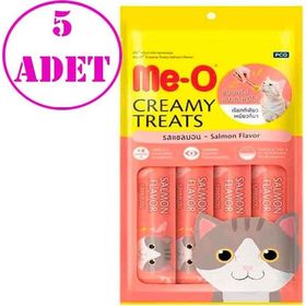 Me-O Somonlu 5'li 4x15 gr Kedi Sıvı Ödül Maması