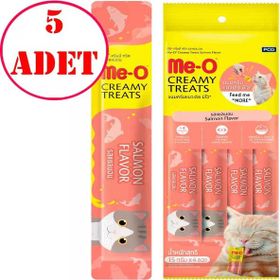 Me-O Somonlu 5'li 4x15 gr Kedi Sıvı Ödül Maması
