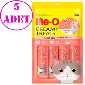 Me-O Somonlu 5'li 4x15 gr Kedi Sıvı Ödül Maması