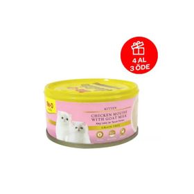Me-O Tahılsız Kıyılmış Tavuklu ve Keçi Sütlü 80 gr Yavru Kedi Konservesi