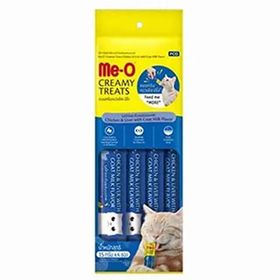 Me-O Tavuk ve Ciğer Keçi Sütlü Sıvı 60 gr Kedi Ödül Maması