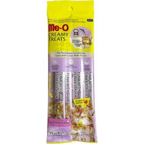 Me-O Tavuklu Ciğerli ve Keçi Sütlü 4x15 gr Yavru Kedi Ödülü