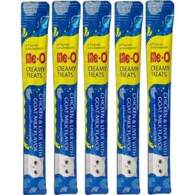 Me-O Tavuklu Ciğerli Ve Keçi Sütlü 5x15 gr Kedi Ödül Maması