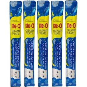 Me-O Tavuklu Ciğerli Ve Keçi Sütlü 5x15 gr Kedi Ödül Maması