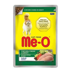 Me-O Tavuklu Gravy Yetişkin Kedi Konservesi