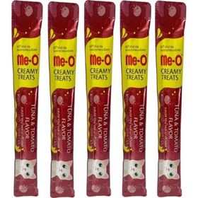 Me-O Ton Balıklı ve Domatesli 5x15 gr Kedi Ödül Maması