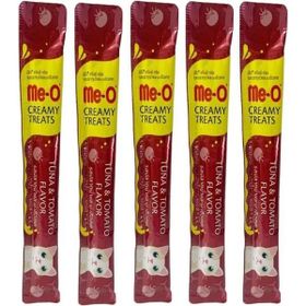 Me-O Ton Balıklı ve Domatesli 5x15 gr Kedi Ödül Maması