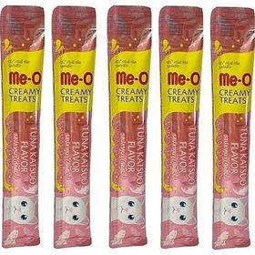 Me-O Ton Balıklı ve Katsuo Balıklı Likit 5x15 gr Kedi Ödül Maması