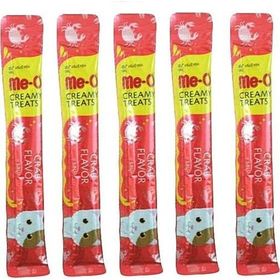 Me-O Yengeçli Kedi Likit 5x15 gr Kedi Ödül Maması