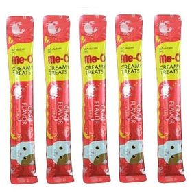Me-O Yengeçli Kedi Likit 5x15 gr Kedi Ödül Maması
